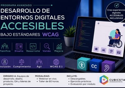 PROGRAMA AVANZADO DE DESARROLLO DE ENTORNOS DIGITALES ACCESIBLES BAJO ESTÁNDARES WCAG